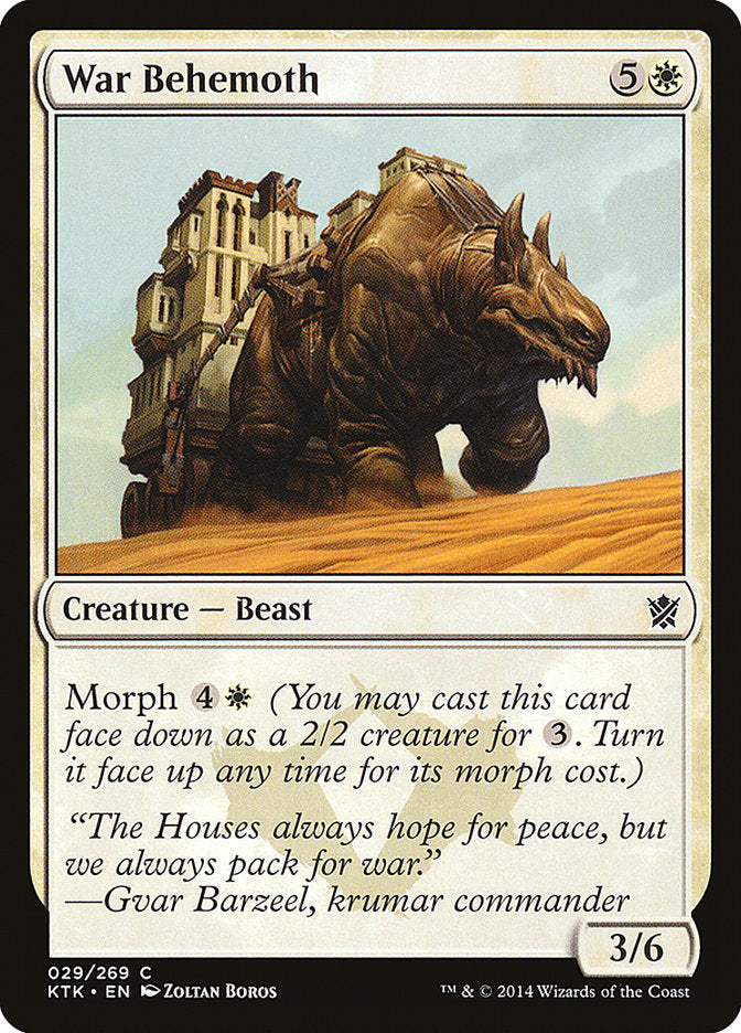 War Behemoth [Khans of Tarkir] | Gear Gaming Fayetteville