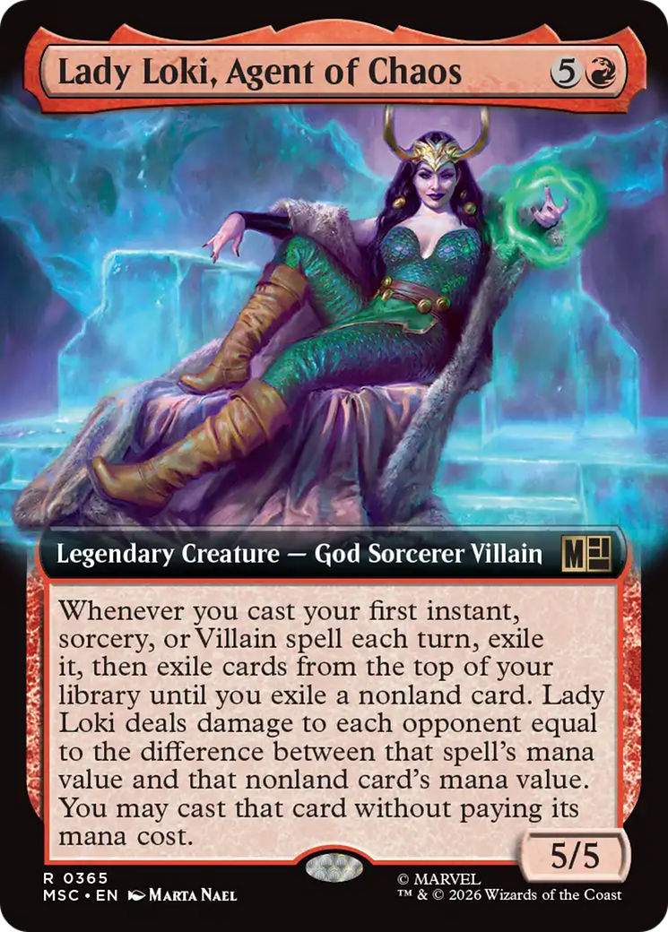 Lady Loki, Agent of Chaos (Extended Art) [Marvel Super Heroes Commander] | Gear Gaming Fayetteville