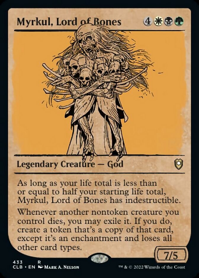 Myrkul, Lord of Bones (Showcase) [Commander Legends: Battle for Baldur's Gate] | Gear Gaming Fayetteville