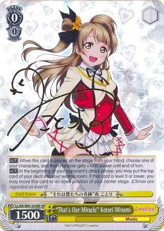 "That's Our Miracle" Kotori Minami (SP) - [Love Live! DX] | Gear Gaming Fayetteville
