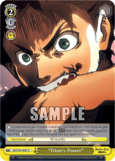 "Titan's Power" - [Attack on Titan] | Gear Gaming Fayetteville