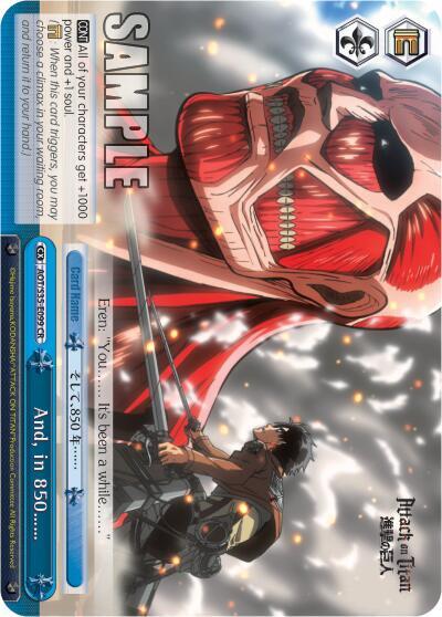 And, in 850…… - [Attack on Titan] | Gear Gaming Fayetteville