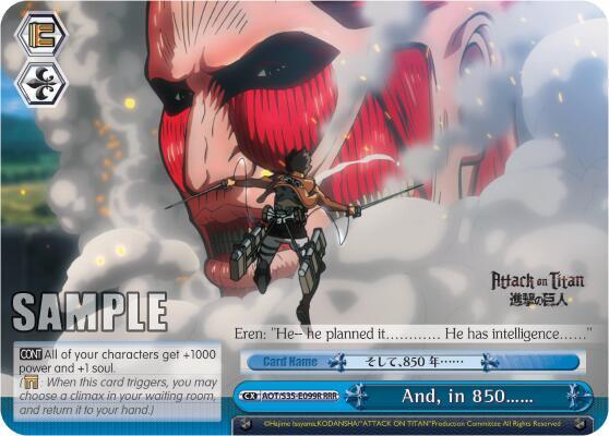 And, in 850…… (RRR) - [Attack on Titan] | Gear Gaming Fayetteville
