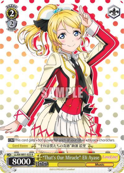 "That's Our Miracle" Eli Ayase - [Love Live! DX] | Gear Gaming Fayetteville