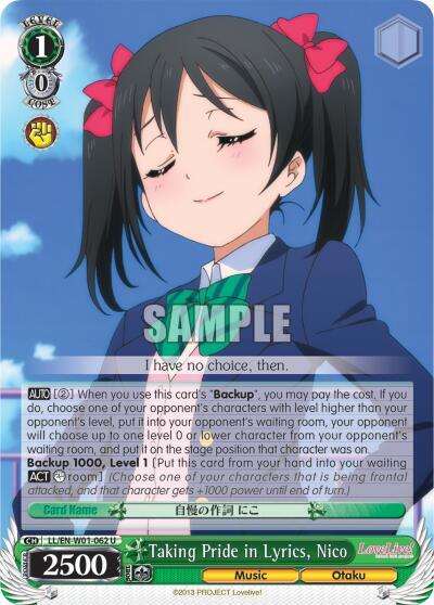 Taking Pride in Lyrics, Nico - [Love Live! DX] | Gear Gaming Fayetteville
