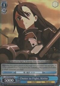 Choice to Fight, Kirito (Parallel Foil) - [Sword Art Online II] | Gear Gaming Fayetteville