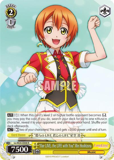 "Our LIVE, the LIFE with You" Rin Hoshizora - [Love Live!] | Gear Gaming Fayetteville