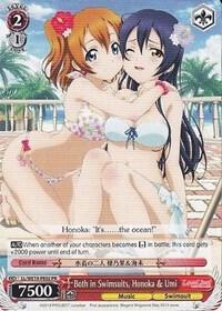 Both in Swimsuits, Honoka & Umi - [Promo Cards] | Gear Gaming Fayetteville