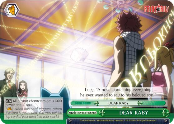 DEAR KABY (RRR) - [Fairy Tail ver.E] | Gear Gaming Fayetteville