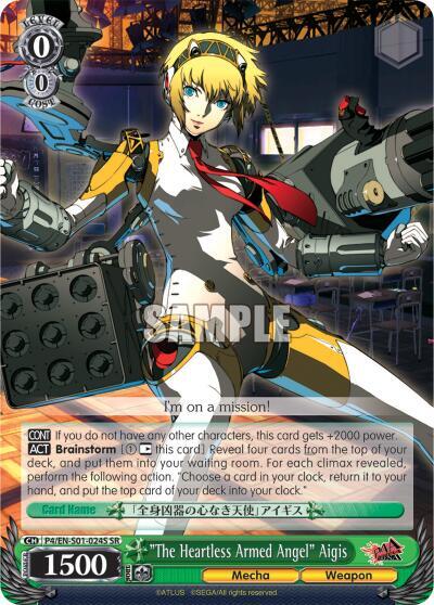 "The Heartless Armed Angel" Aigis (SR) - [Persona 4 ver.E] | Gear Gaming Fayetteville