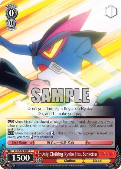 Only Clothing Ryuko Has, Senketsu - [KILL la KILL] | Gear Gaming Fayetteville