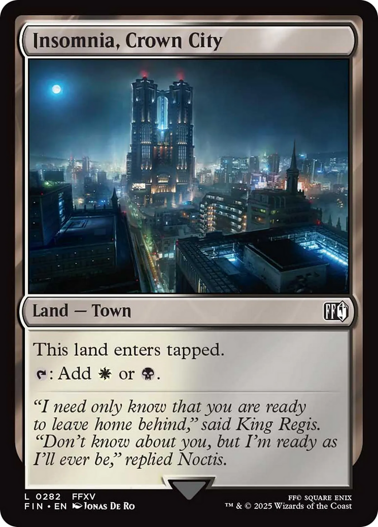 Insomnia, Crown City [FINAL FANTASY] | Gear Gaming Fayetteville