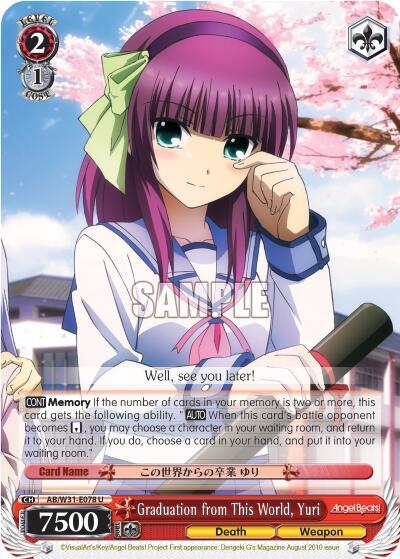 Graduation from This World, Yuri - [Angel Beats! Re:Edit] | Gear Gaming Fayetteville