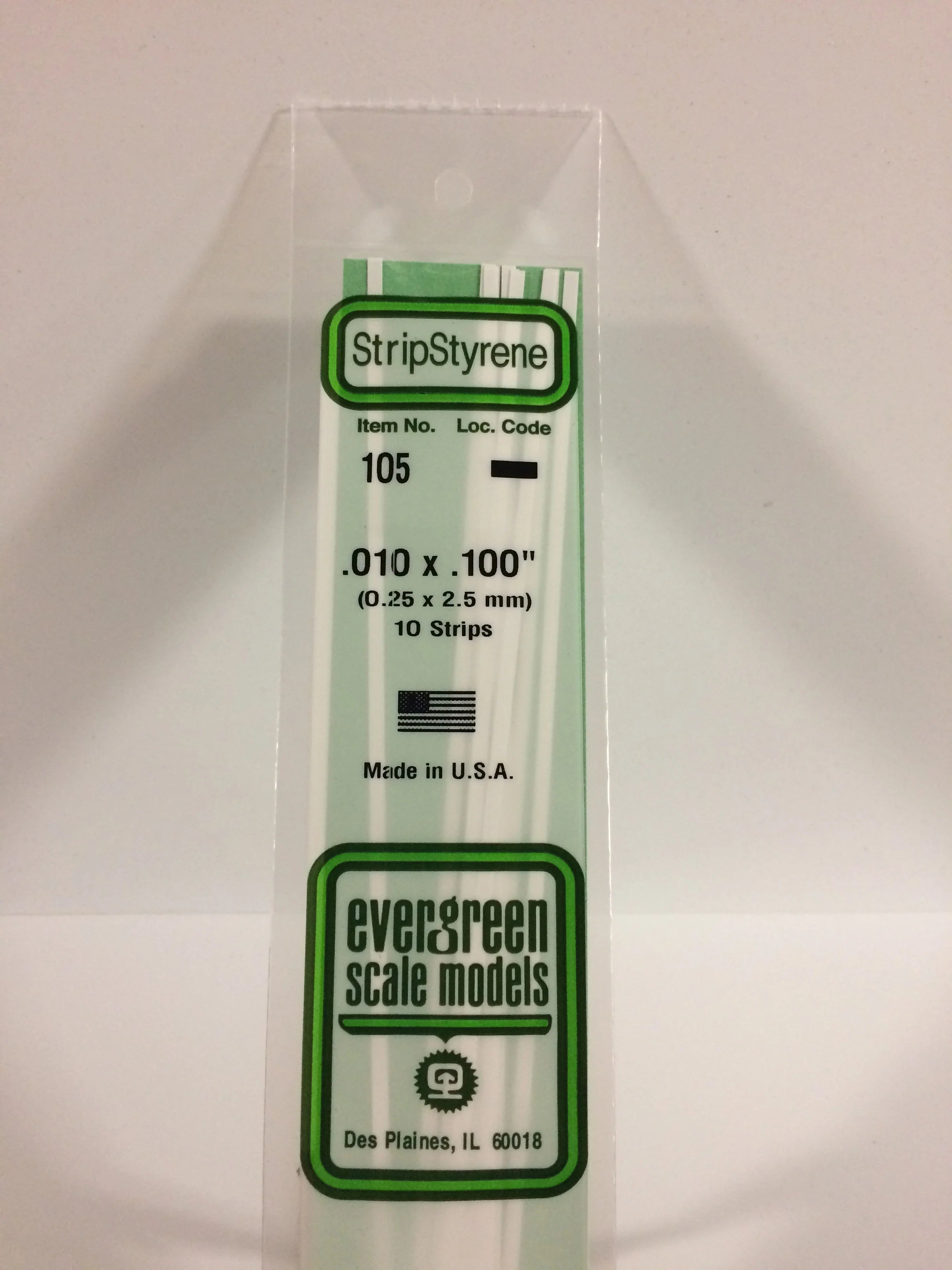 105 - .010" X .100" OPAQUE WHITE POLYSTYRENE STRIP | Gear Gaming Fayetteville