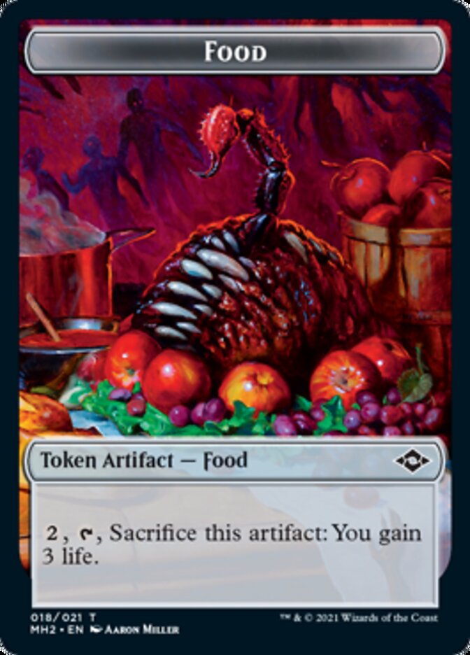 Beast // Food (18) Double-Sided Token [Modern Horizons 2 Tokens] | Gear Gaming Fayetteville