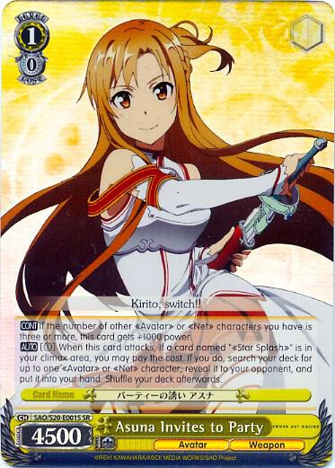 Asuna Invites to Party (SR) - [Sword Art Online] | Gear Gaming Fayetteville