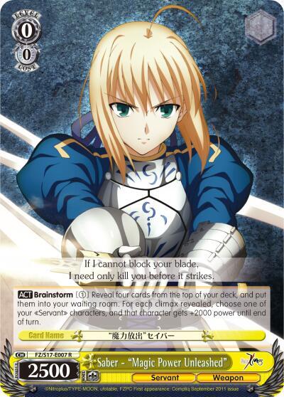 Saber - "Magic Power Unleashed" - [Fate/Zero] | Gear Gaming Fayetteville