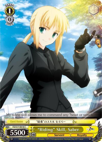"Riding" Skill, Saber - [Fate/Zero] | Gear Gaming Fayetteville