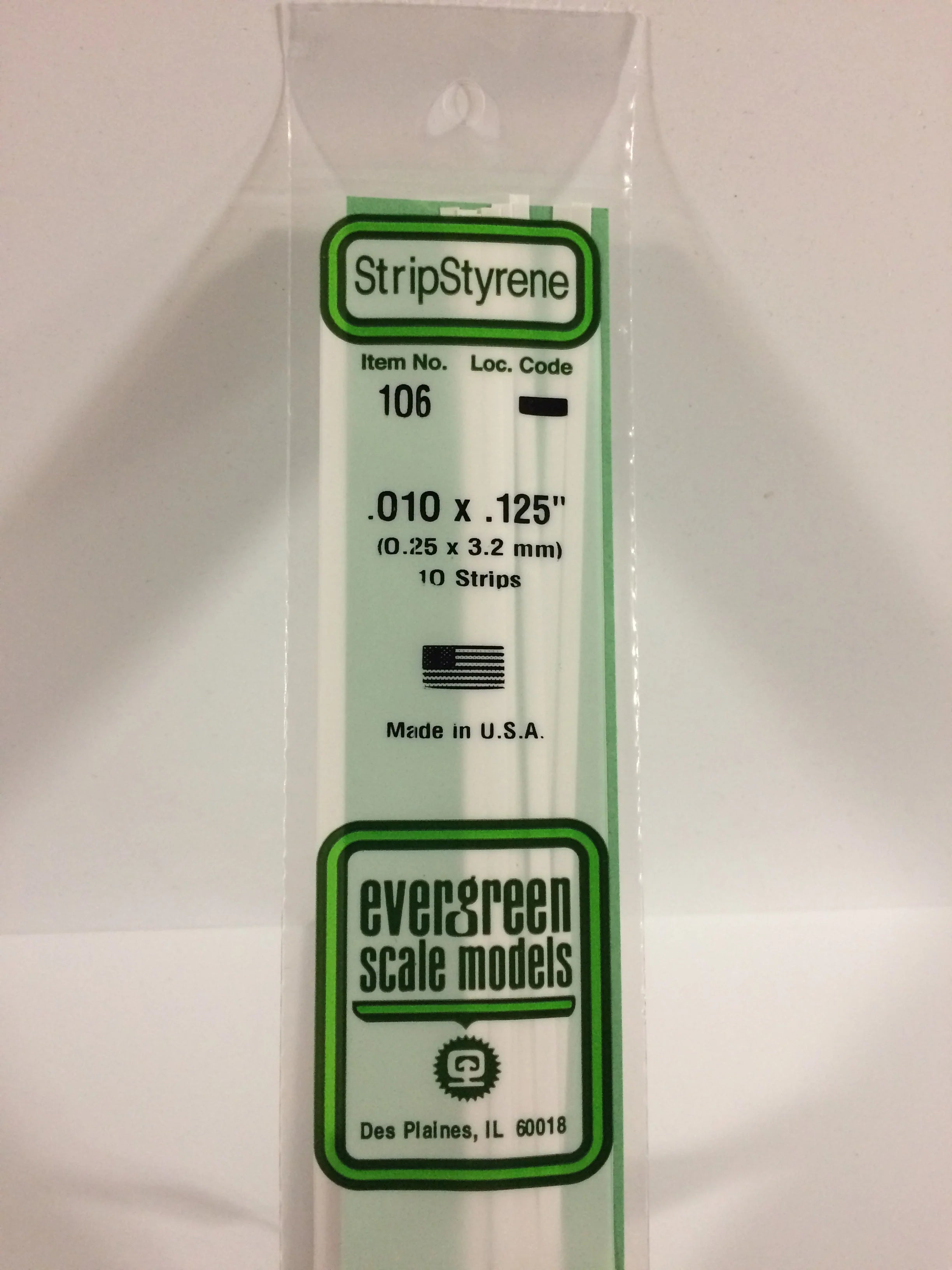 106 - .010" X .125" OPAQUE WHITE POLYSTYRENE STRIP | Gear Gaming Fayetteville