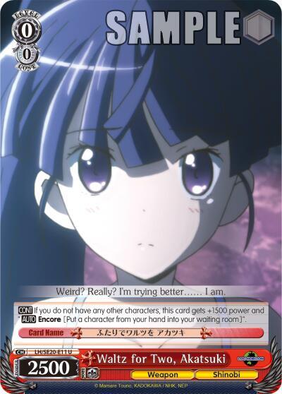 Waltz for Two, Akatsuki (Alternate Art Foil) - [LOG HORIZON] | Gear Gaming Fayetteville