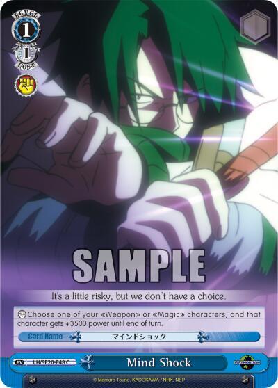 Mind Shock (Alternate Foil) - [LOG HORIZON] | Gear Gaming Fayetteville