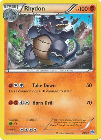 Rhydon (25/30) [XY: Trainer Kit 2 - Latios] | Gear Gaming Fayetteville