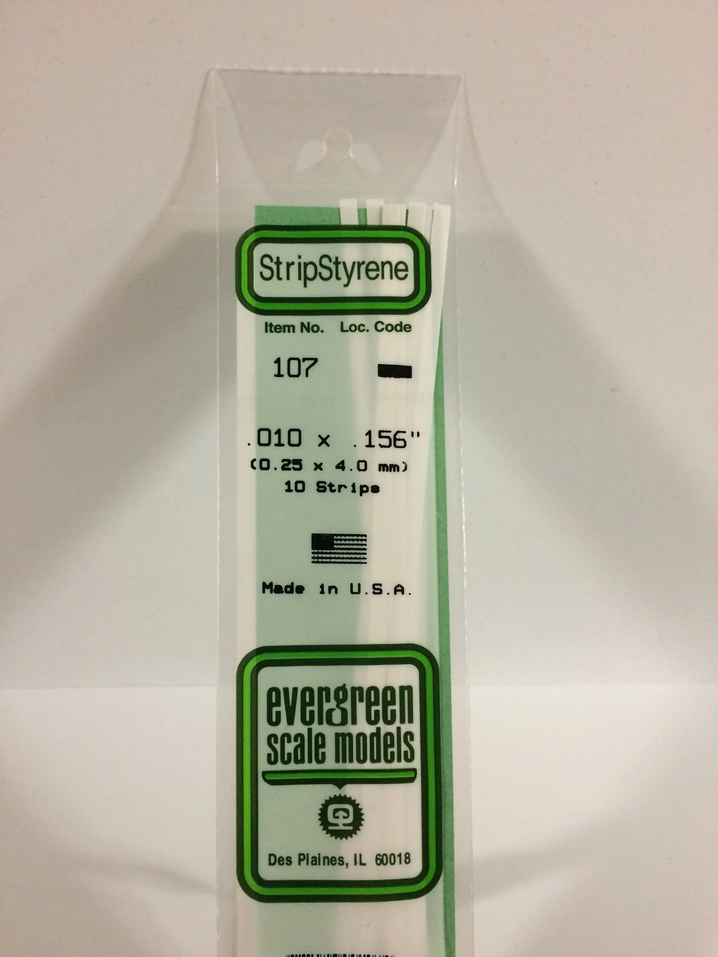 107 - .010" X .156" OPAQUE WHITE POLYSTYRENE STRIP | Gear Gaming Fayetteville