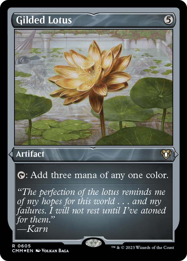 Gilded Lotus (Foil Etched) [Commander Masters] | Gear Gaming Fayetteville