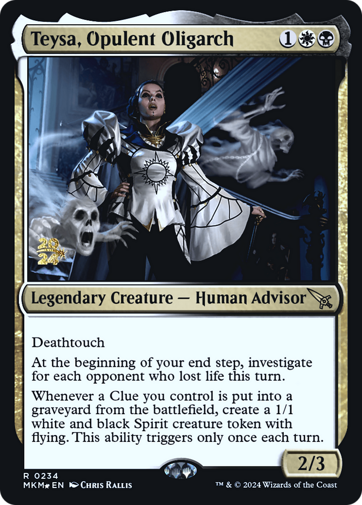 Teysa, Opulent Oligarch [Murders at Karlov Manor Prerelease Promos] | Gear Gaming Fayetteville