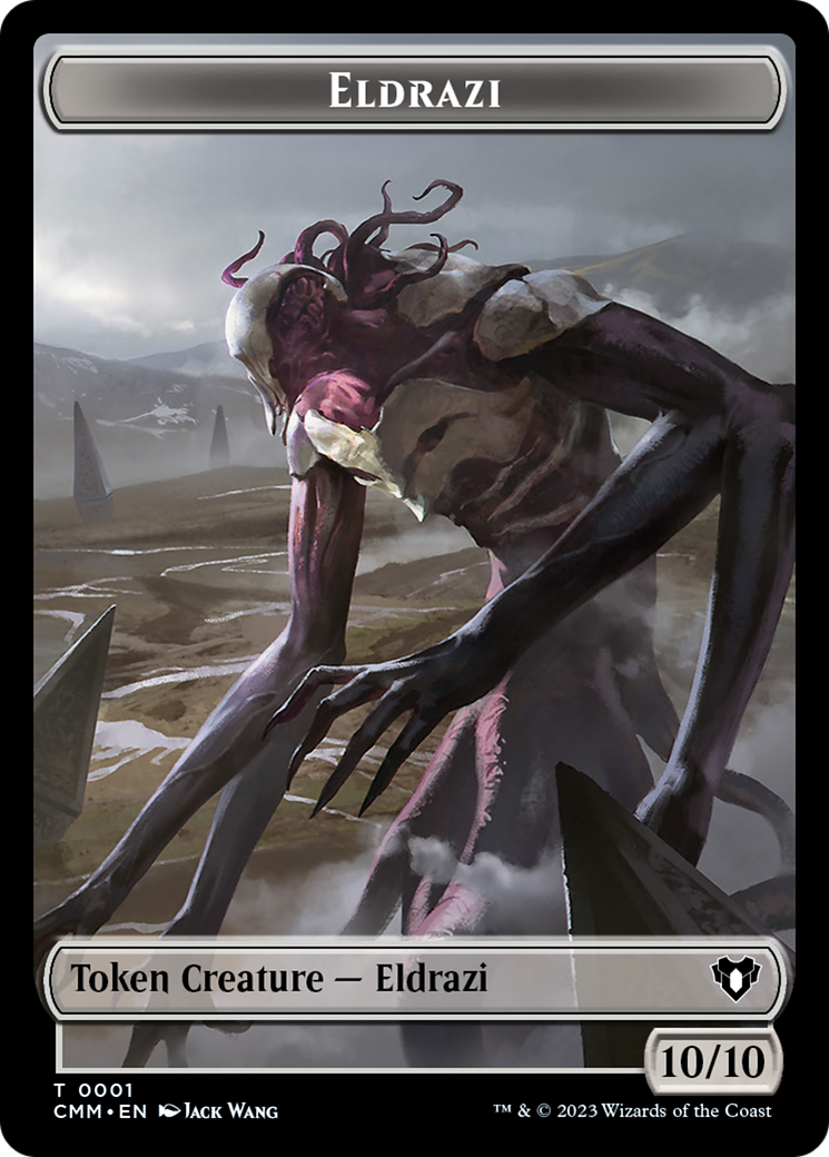 Eldrazi // Knight Double-Sided Token [Commander Masters Tokens] | Gear Gaming Fayetteville