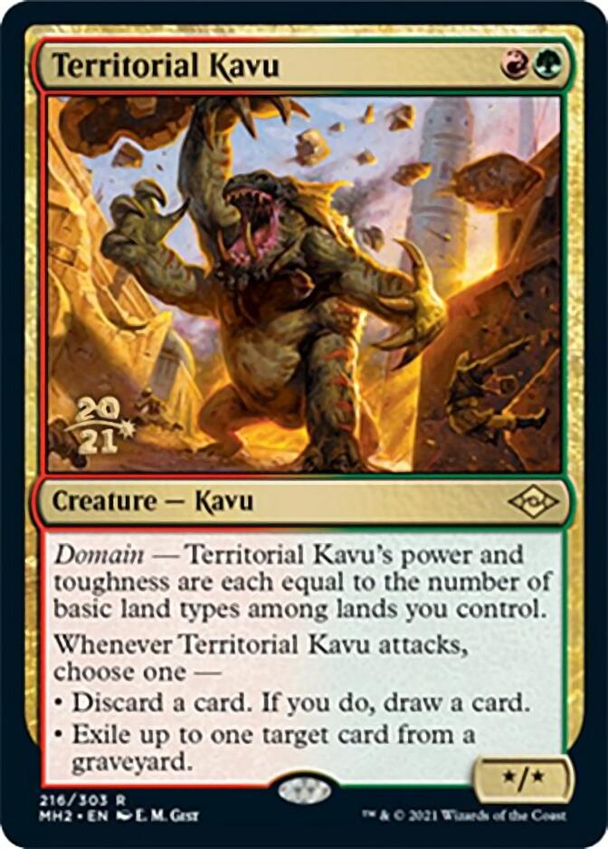 Territorial Kavu [Modern Horizons 2 Prerelease Promos] | Gear Gaming Fayetteville