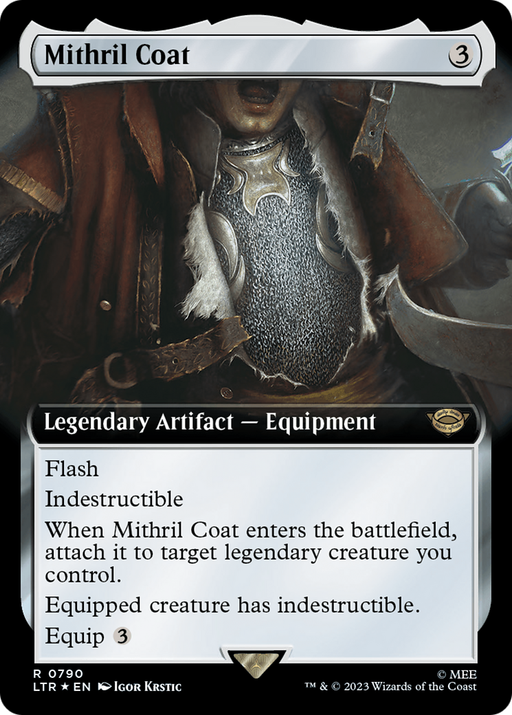 Mithril Coat (Extended Art) (Surge Foil) [The Lord of the Rings: Tales of Middle-Earth] | Gear Gaming Fayetteville