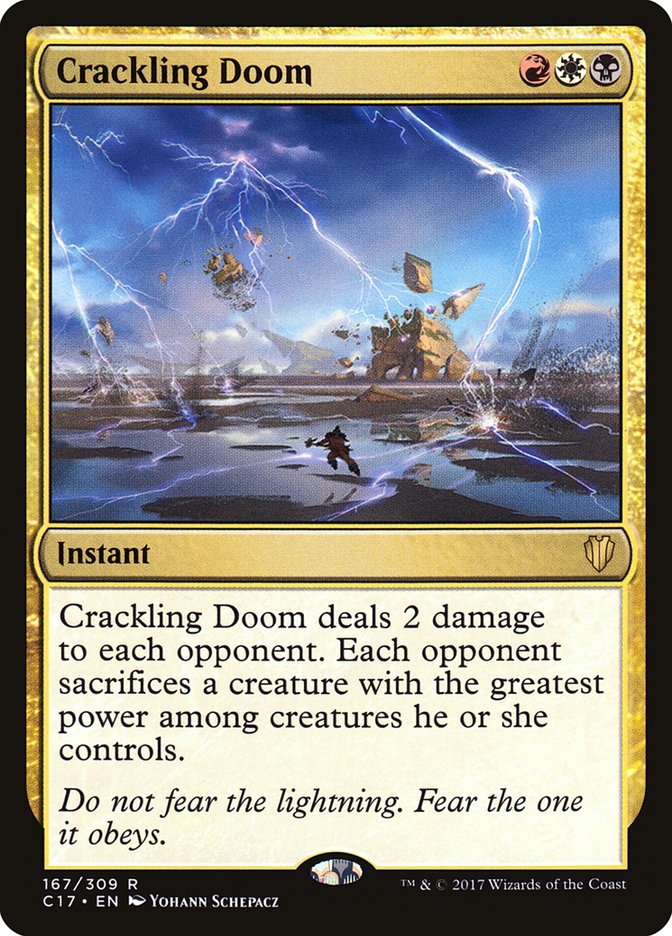 Crackling Doom [Commander 2017] | Gear Gaming Fayetteville
