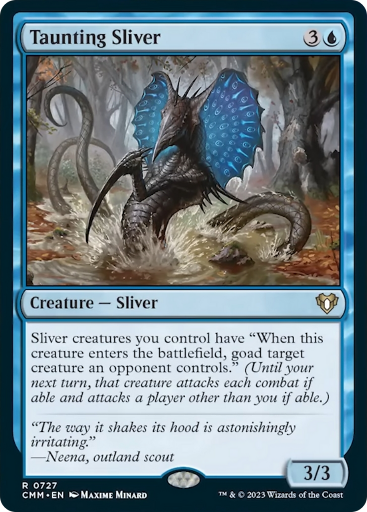 Taunting Sliver [Commander Masters] | Gear Gaming Fayetteville