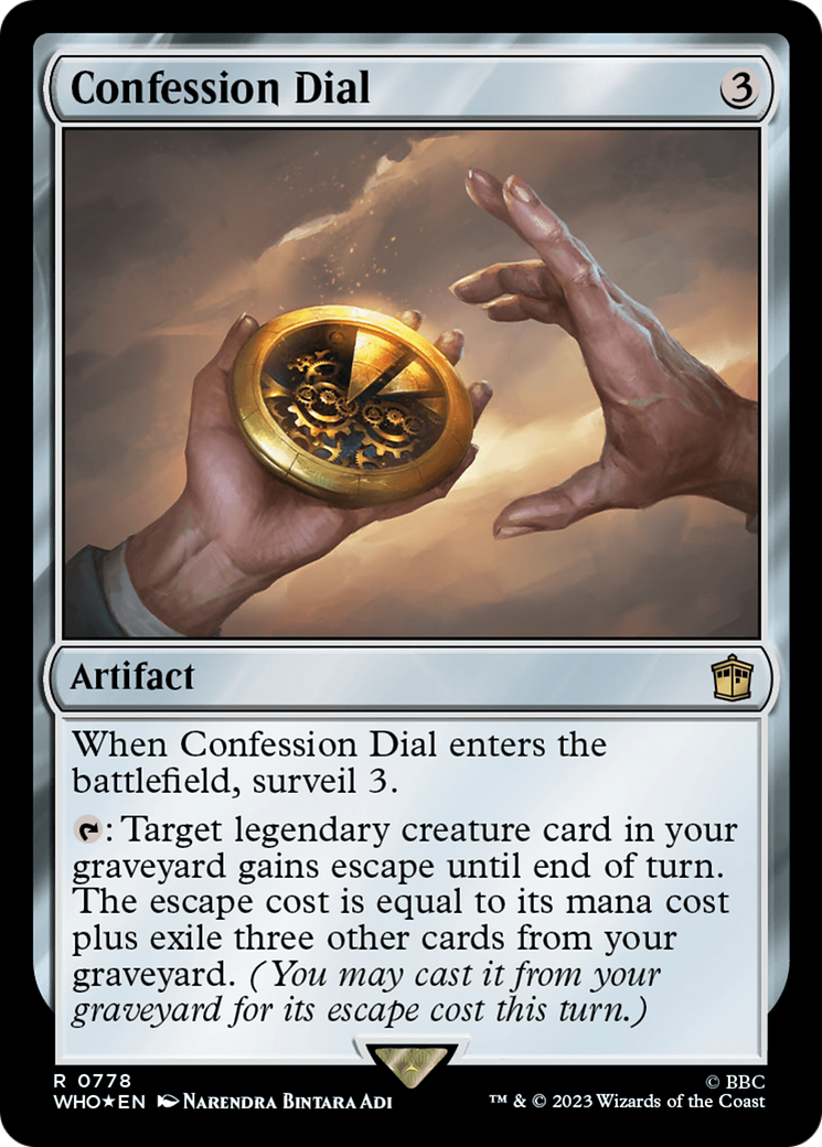 Confession Dial (Surge Foil) [Doctor Who] | Gear Gaming Fayetteville