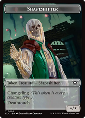 Shapeshifter // Golem (0013) Double-Sided Token [Edge of Eternities Commander Tokens] | Gear Gaming Fayetteville