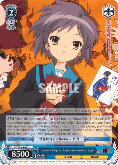 Information Integration Thought Entity's Interface, Nagato - [The Melancholy of Haruhi Suzumiya] | Gear Gaming Fayetteville