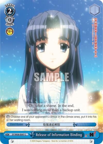 Release of Information Binding - [The Melancholy of Haruhi Suzumiya] | Gear Gaming Fayetteville