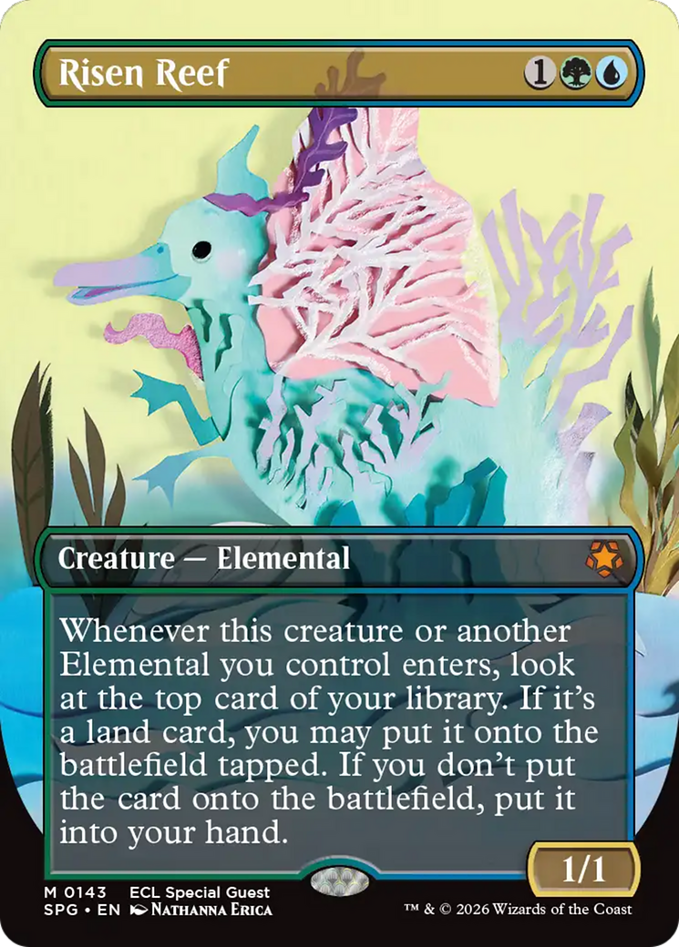 Risen Reef (Borderless) [Lorwyn Eclipsed Special Guests] | Gear Gaming Fayetteville