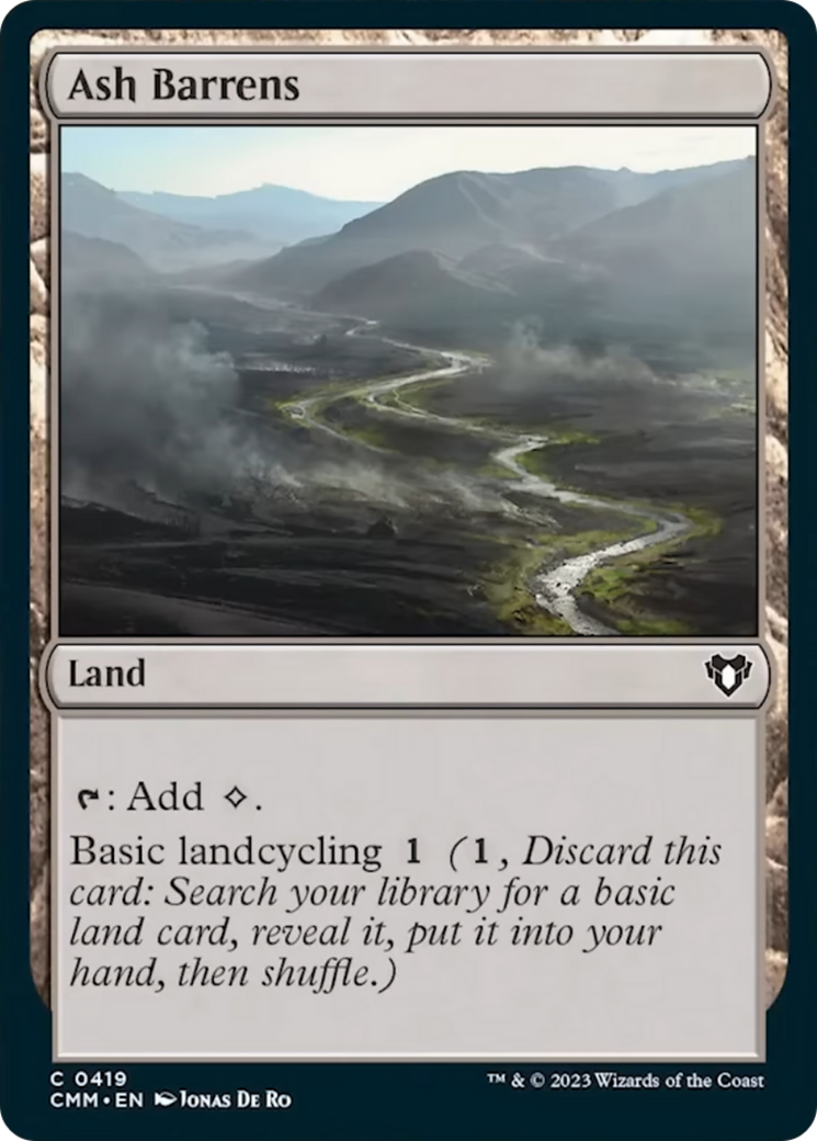 Ash Barrens [Commander Masters] | Gear Gaming Fayetteville