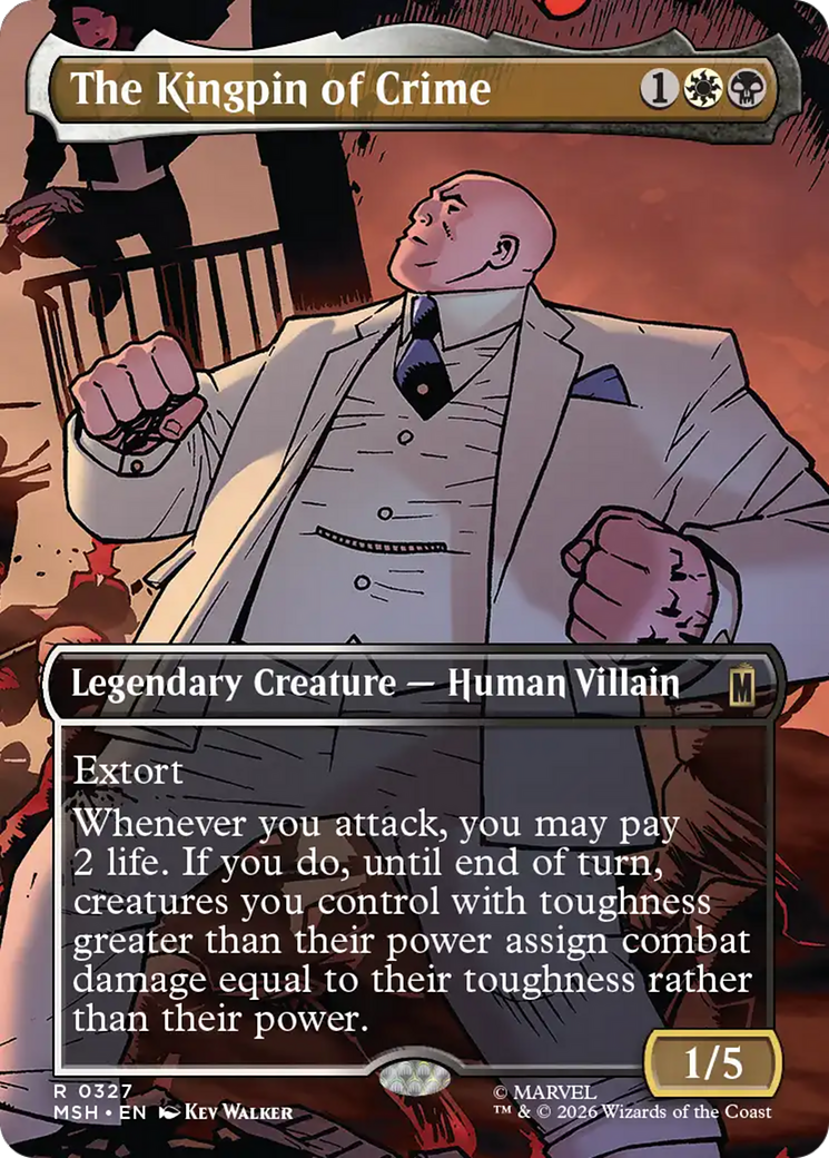 The Kingpin of Crime (Borderless) (0327) [Marvel Super Heroes] | Gear Gaming Fayetteville
