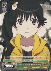 "What is Justice" Karen Araragi - [NISEMONOGATARI] | Gear Gaming Fayetteville