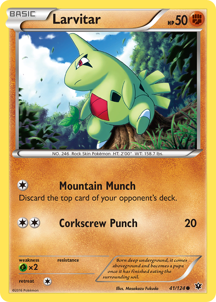 Larvitar (41/124) [XY: Fates Collide] | Gear Gaming Fayetteville