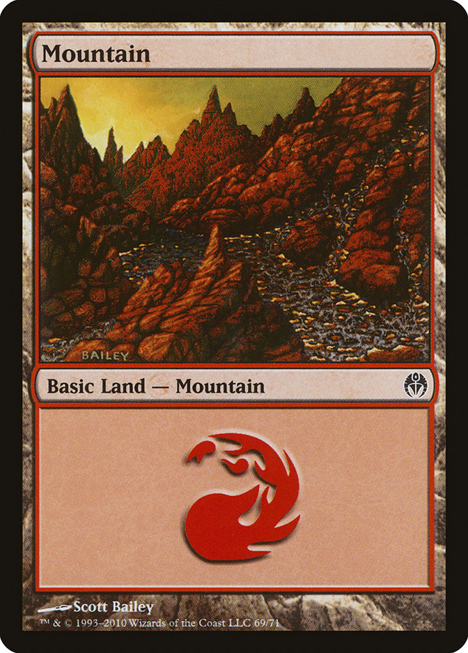 Mountain (69) [Duel Decks: Phyrexia vs. the Coalition] | Gear Gaming Fayetteville