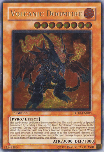 Volcanic Doomfire [FOTB-EN008] Ultimate Rare | Gear Gaming Fayetteville