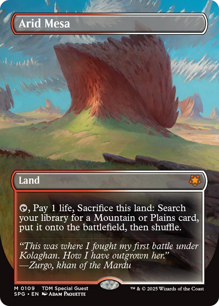 Arid Mesa (Borderless) [Tarkir: Dragonstorm Special Guests] | Gear Gaming Fayetteville