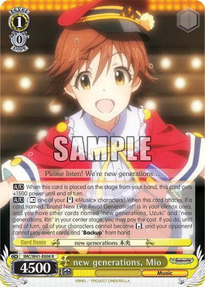 new generations, Mio - [The iDOLM@STER Cinderella Girls] | Gear Gaming Fayetteville