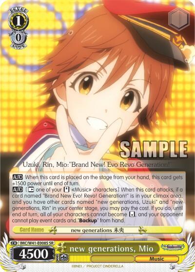 new generations, Mio (SR) - [The iDOLM@STER Cinderella Girls] | Gear Gaming Fayetteville