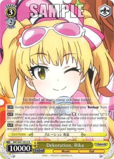 Dekoration, Rika - [The iDOLM@STER Cinderella Girls] | Gear Gaming Fayetteville