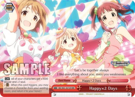 Happyx2 Days (RRR) - [The iDOLM@STER Cinderella Girls] | Gear Gaming Fayetteville